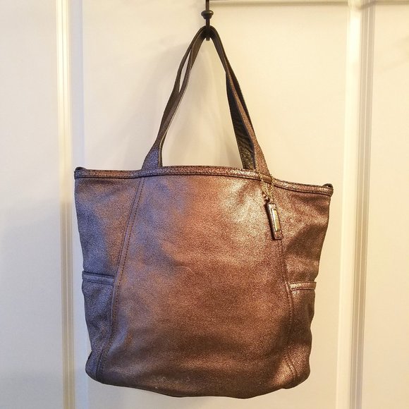 Cole Haan Handbags - Cole Haan Leather Bucket Tote EUC